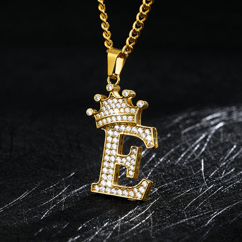 Load image into Gallery viewer, Zircon Alphabet Necklace
