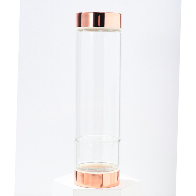 Crystal Glass Water Bottle