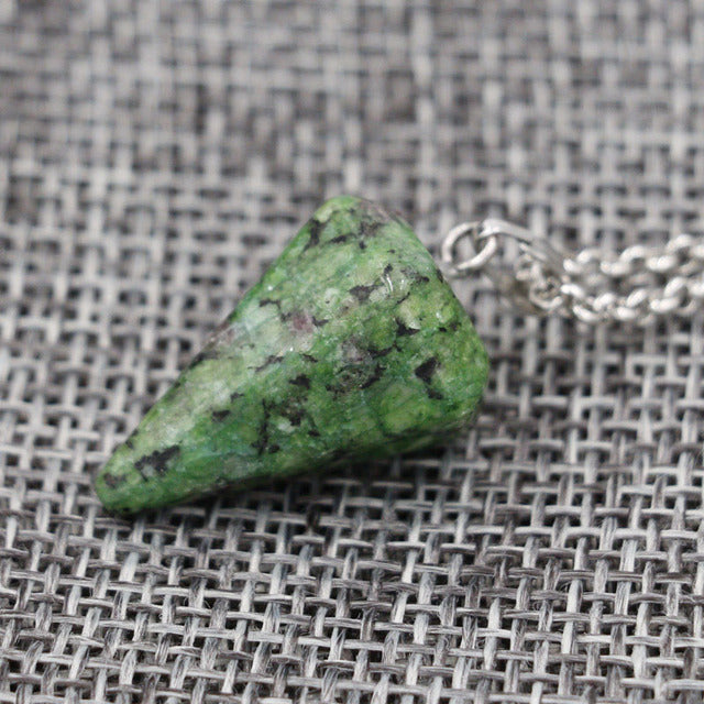 Natural Stone Pendant Necklace